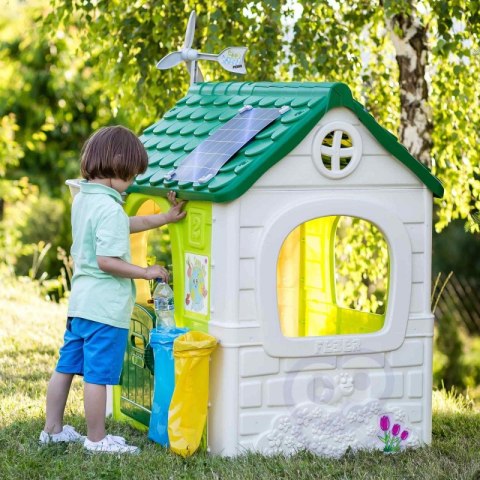 FEBER Domek ogrodowy Eco Karmnik Segregacja Odpadów Imitacja Panelu Słonecznego Feber FEBER Domek ogrodowy Eco Karmnik Segregacja Odpadów Imitacja Panelu Słonecznego Feber