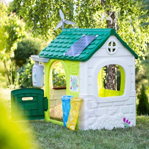 FEBER Domek ogrodowy Eco Karmnik Segregacja Odpadów Imitacja Panelu Słonecznego Feber FEBER Domek ogrodowy Eco Karmnik Segregacja Odpadów Imitacja Panelu Słonecznego Feber