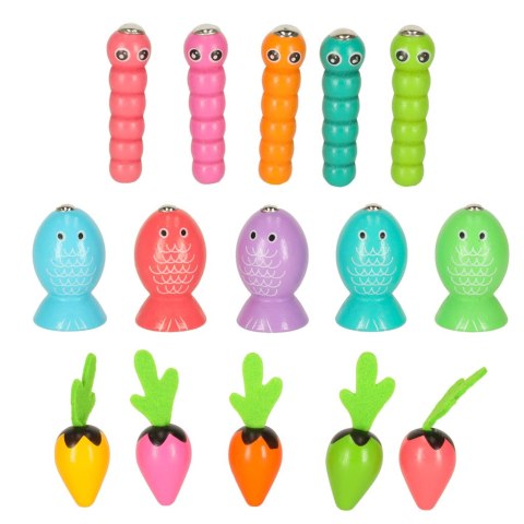Gra drewniana montessori łowienie rybek marchewki robaczki Kik sp. z o.o. sp. k. Gra drewniana montessori łowienie rybek marchewki robaczki Kik sp. z o.o. sp. k.