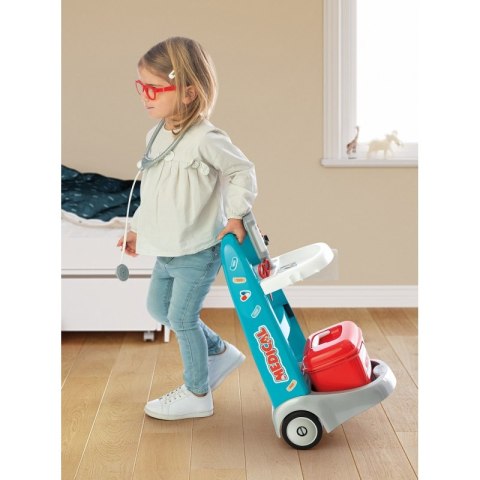 SMOBY Elektroniczny Wózek Medyczny Lekarski 16 akcesoriów Smoby SMOBY Elektroniczny Wózek Medyczny Lekarski 16 akcesoriów Smoby