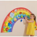 VIGA Drewniana Tablica Sensoryczno-Manipulacyjna EDU Tęcza Certyfikat FSC Viga Toys VIGA Drewniana Tablica Sensoryczno-Manipulacyjna EDU Tęcza Certyfikat FSC Viga Toys
