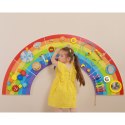 VIGA Drewniana Tablica Sensoryczno-Manipulacyjna EDU Tęcza Certyfikat FSC Viga Toys VIGA Drewniana Tablica Sensoryczno-Manipulacyjna EDU Tęcza Certyfikat FSC Viga Toys