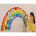 VIGA Drewniana Tablica Sensoryczno-Manipulacyjna EDU Tęcza Certyfikat FSC Viga Toys VIGA Drewniana Tablica Sensoryczno-Manipulacyjna EDU Tęcza Certyfikat FSC Viga Toys