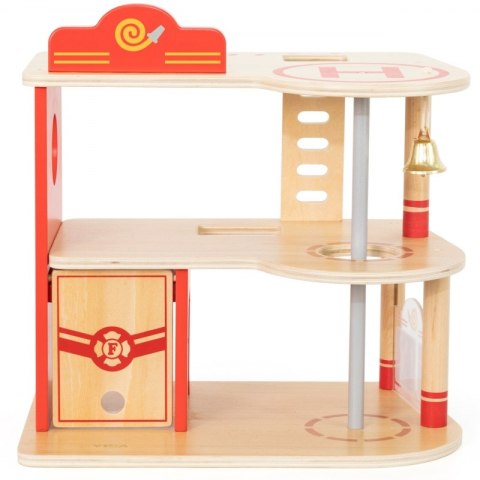 VIGA Drewniany Garaż Remiza Straży Pożarnej Zestaw 14 el Viga Toys VIGA Drewniany Garaż Remiza Straży Pożarnej Zestaw 14 el Viga Toys