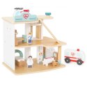 VIGA Drewniany Szpital Z Karetką Winda Zestaw 15 el Viga Toys VIGA Drewniany Szpital Z Karetką Winda Zestaw 15 el Viga Toys