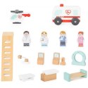 VIGA Drewniany Szpital Z Karetką Winda Zestaw 15 el Viga Toys VIGA Drewniany Szpital Z Karetką Winda Zestaw 15 el Viga Toys