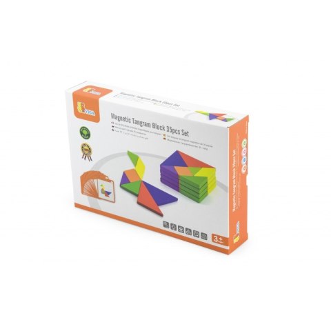 VIGA Tangram Drewniana Gra Logiczna Układanka Certyfikat FSC Viga Toys VIGA Tangram Drewniana Gra Logiczna Układanka Certyfikat FSC Viga Toys