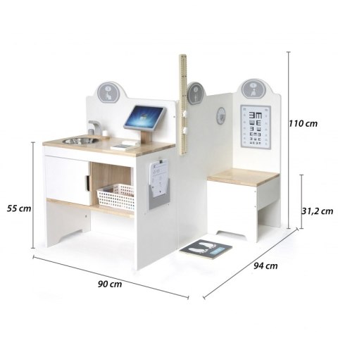 VIGA Wielofunkcyjne Drewniane Centrum Medyczne Viga Toys VIGA Wielofunkcyjne Drewniane Centrum Medyczne Viga Toys