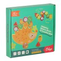 Gra zręcznościowa montessori układanka balansująca klocki drewniane jeż nawlekane owoce Kik sp. z o.o. sp. k. Gra zręcznościowa montessori układanka balansująca klocki drewniane jeż nawlekane owoce Kik sp. z o.o. sp. k.