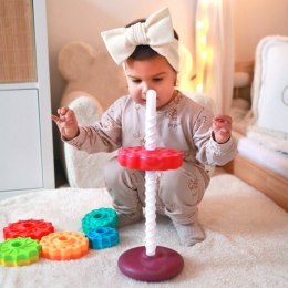 WOOPIE BABY Edukacyjna Piramidka Zakręcona Wieża Woopie Baby
