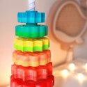 WOOPIE BABY Edukacyjna Piramidka Zakręcona Wieża Woopie Baby