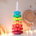 WOOPIE BABY Edukacyjna Piramidka Zakręcona Wieża Woopie Baby