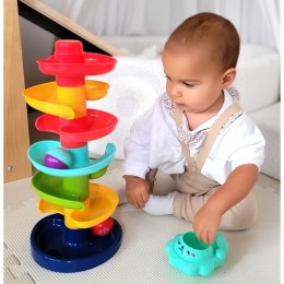 WOOPIE BABY Kulodrom Tor Kulkowy Zestaw Spirala + 2 Kulki Woopie Baby