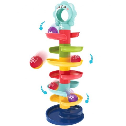 WOOPIE BABY Kulodrom Tor Kulkowy Zestaw Spirala + 2 Kulki Woopie Baby WOOPIE BABY Kulodrom Tor Kulkowy Zestaw Spirala + 2 Kulki Woopie Baby
