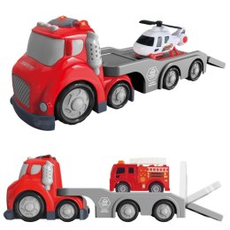 WOOPIE Czerwona Laweta Straży Pożarnej City Truck Efekty Dźwiękowe i Świetlne Woopie