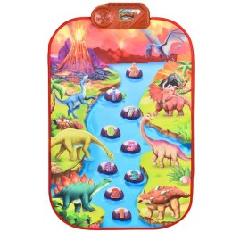 WOOPIE Duża Mata Muzyczna Pianino XL Dinozaury Interaktywna Woopie