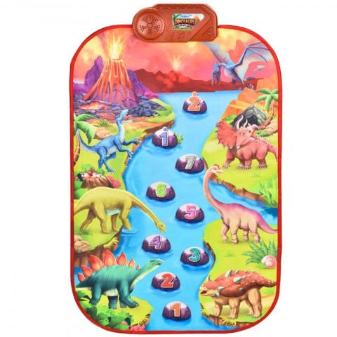 WOOPIE Duża Mata Muzyczna Pianino XL Dinozaury Interaktywna Woopie WOOPIE Duża Mata Muzyczna Pianino XL Dinozaury Interaktywna Woopie