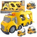 WOOPIE Duża Żółta Laweta City Truck Efekty Dźwiękowe i Świetlne Woopie