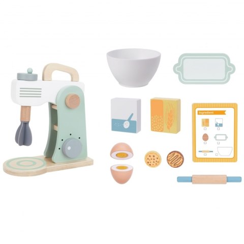 WOOPIE GREEN Drewniany Mikser Kuchenny Blender z Akcesoriami 11 el. Woopie Let's Go Green WOOPIE GREEN Drewniany Mikser Kuchenny Blender z Akcesoriami 11 el. Woopie Let's Go Green