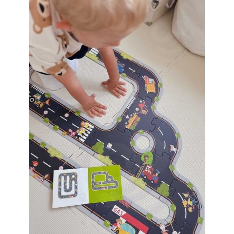 WOOPIE GREEN Droga Puzzle dla Dzieci Autostrada Makieta 21 el. Certyfikat FSC Woopie Let's Go Green WOOPIE GREEN Droga Puzzle dla Dzieci Autostrada Makieta 21 el. Certyfikat FSC Woopie Let's Go Green