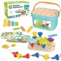 WOOPIE GREEN Konstrukcyjny BOX Motoryczny Montessori 12w1 FSC Woopie Let's Go Green