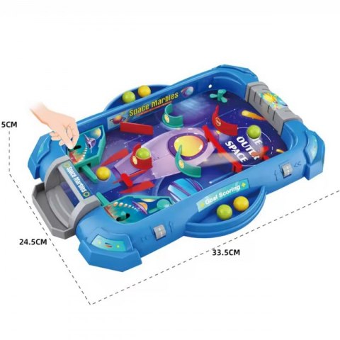 WOOPIE Gra Zręcznościowa Flipper " Kosmiczna Rozgrywka" 2w1 Woopie WOOPIE Gra Zręcznościowa Flipper " Kosmiczna Rozgrywka" 2w1 Woopie