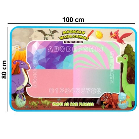 WOOPIE Magiczna Mata do Malowania Wodą XXL Pieczątki Cyferki 100cm Woopie WOOPIE Magiczna Mata do Malowania Wodą XXL Pieczątki Cyferki 100cm Woopie