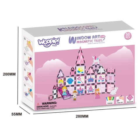 WOOPIE Magnetyczny Zestaw Konstrukcyjny Zbuduj Zamek Woopie WOOPIE Magnetyczny Zestaw Konstrukcyjny Zbuduj Zamek Woopie