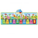 WOOPIE Mata Muzyczna XXL Dinusie 2w1 Pianinko 8 Melodii 110cm Woopie