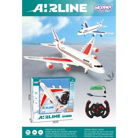 WOOPIE Zdalnie Sterowany Samolot Pasażerski Airline Woopie WOOPIE Zdalnie Sterowany Samolot Pasażerski Airline Woopie