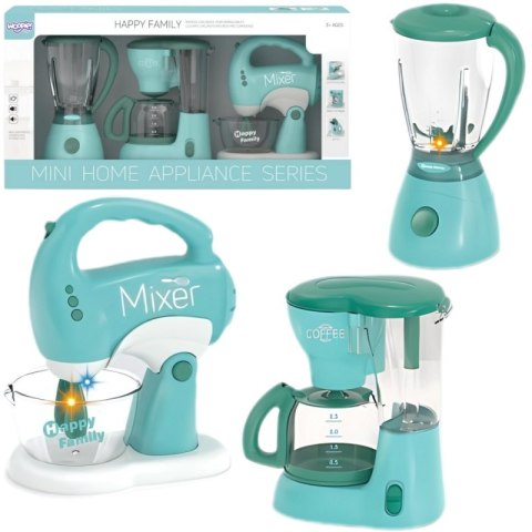 WOOPIE Zestaw AGD dla Dzieci 3w1 Mikser Blender Robot Kuchenny Woopie WOOPIE Zestaw AGD dla Dzieci 3w1 Mikser Blender Robot Kuchenny Woopie