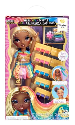 526797-EUC Rainbow High Hair Chalk & Style Doll- Meline (Gold) Rainbow High