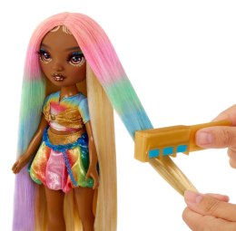 526797-EUC Rainbow High Hair Chalk & Style Doll- Meline (Gold) Rainbow High