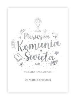 Album A5 Pamiątka Komunii od Matki Chrzestnej NR016 TANGRAM-PLUS