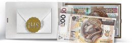 Banknotówka z życzeniami KONWALIA CARGO-anioły