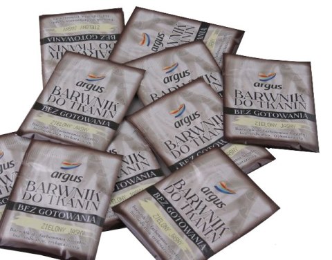 Barwnik do tkanin bez gotowania ARGUS czerwony 15 g REKOL Barwnik do tkanin bez gotowania ARGUS czerwony 15 g REKOL