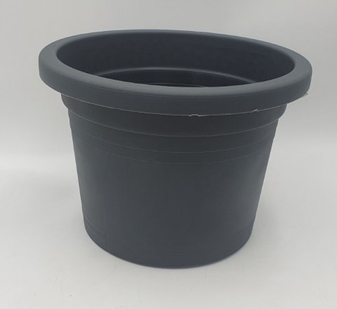 Doniczka 14cm ciemno szara BERTA POLPLAST Doniczka 14cm ciemno szara BERTA POLPLAST