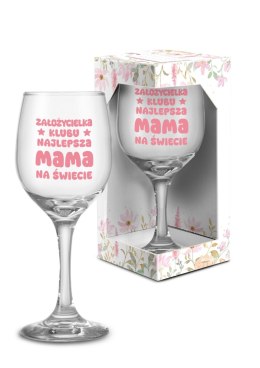 Kieliszek do wina 220ml Założycielka klubu MAX GIFT