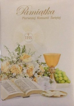 Książeczka brokat A5 Komunia wzór KKO-019 PANORAMA