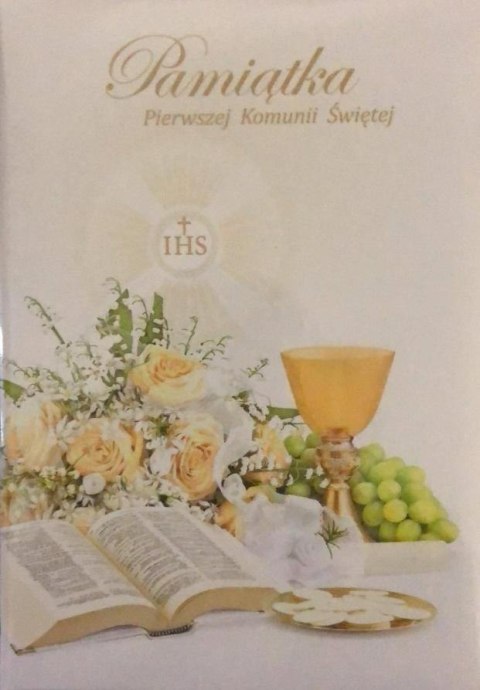 Książeczka brokat A5 Komunia wzór KKO-019 PANORAMA Książeczka brokat A5 Komunia wzór KKO-019 PANORAMA