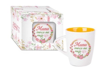 Kubek 250 ml Mama zawsze ma rację MAX GIFT Kubek 250 ml Mama zawsze ma rację MAX GIFT