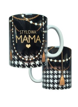 Kubek ceramiczny Glamour stylowa Mama K154 AARON-humor