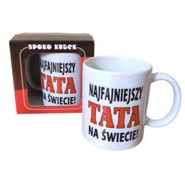 Kubek w ozdobnym opakowaniu Najfajniejszy Tata na Świecie 300 ml ETK