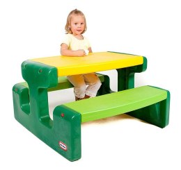 Little Tikes Large Picnic Table - Evergreen Duży Stolik Do Zabawy 466A00060 Zielony Little Tikes