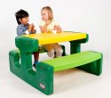 Little Tikes Large Picnic Table - Evergreen Duży Stolik Do Zabawy 466A00060 Zielony Little Tikes Little Tikes Large Picnic Table - Evergreen Duży Stolik Do Zabawy 466A00060 Zielony Little Tikes