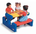 Little Tikes Large picnic table Primary Duży Stolik Do Zabawy 6os. 466800060 Niebieski Little Tikes Little Tikes Large picnic table Primary Duży Stolik Do Zabawy 6os. 466800060 Niebieski Little Tikes