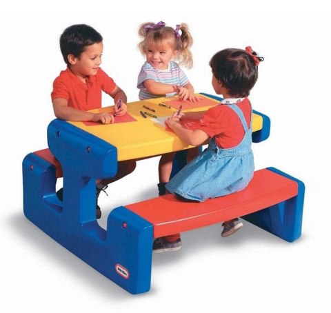 Little Tikes Large picnic table Primary Duży Stolik Do Zabawy 6os. 466800060 Niebieski Little Tikes Little Tikes Large picnic table Primary Duży Stolik Do Zabawy 6os. 466800060 Niebieski Little Tikes