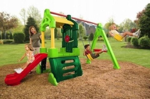 Little Tikes Plac zabaw Clubhouse Swing Set Natural Little Tikes Little Tikes Plac zabaw Clubhouse Swing Set Natural Little Tikes