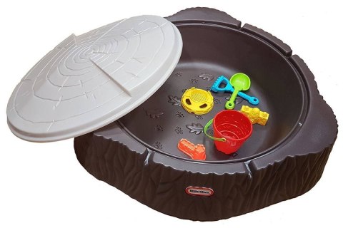 Little Tikes Woodland Sand Pit Piaskownica Pieniek 644658 Brązowa Little Tikes Little Tikes Woodland Sand Pit Piaskownica Pieniek 644658 Brązowa Little Tikes