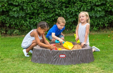Little Tikes Woodland Sand Pit Piaskownica Pieniek 644658 Brązowa Little Tikes Little Tikes Woodland Sand Pit Piaskownica Pieniek 644658 Brązowa Little Tikes
